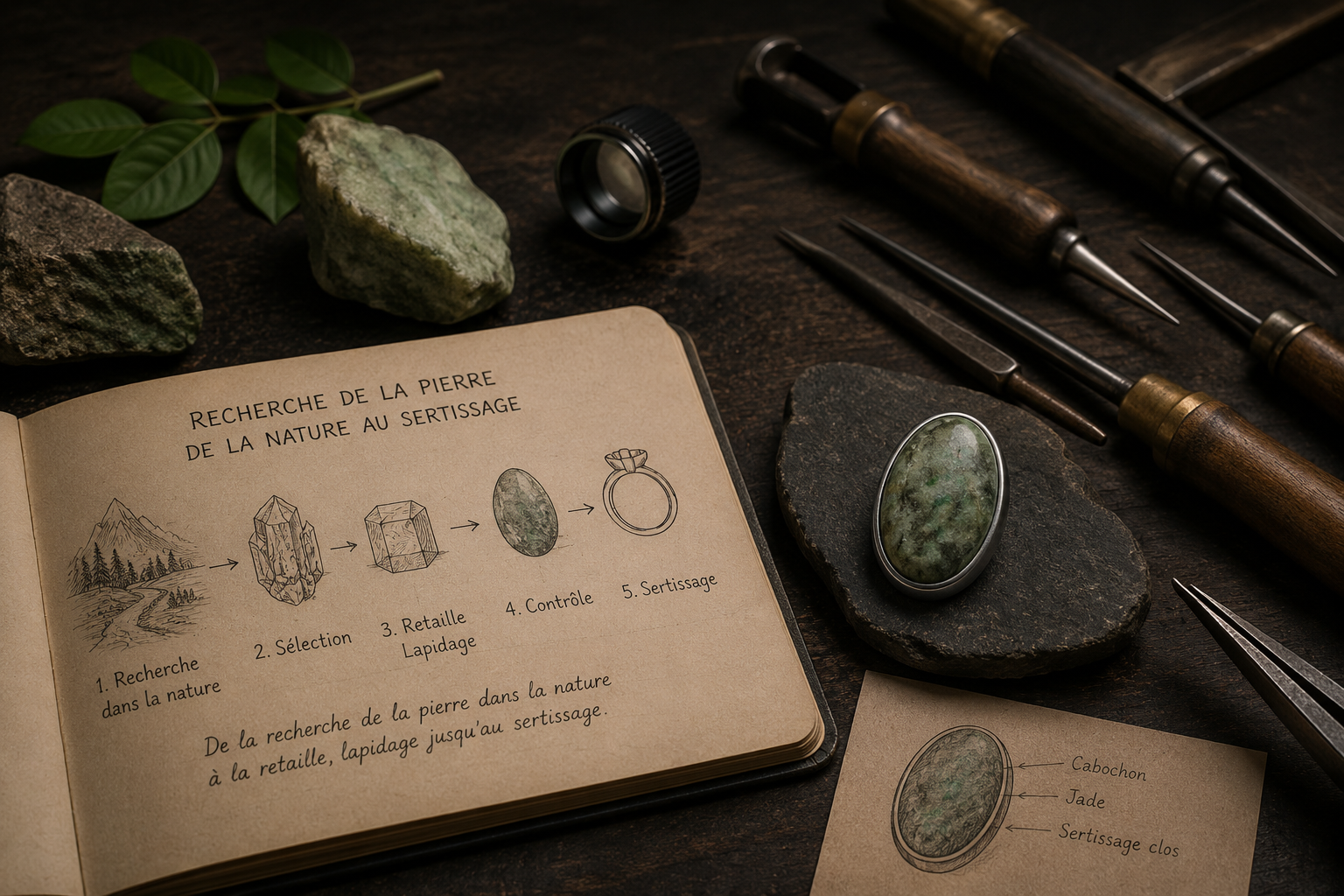 Géologie - de la terre au bijoux